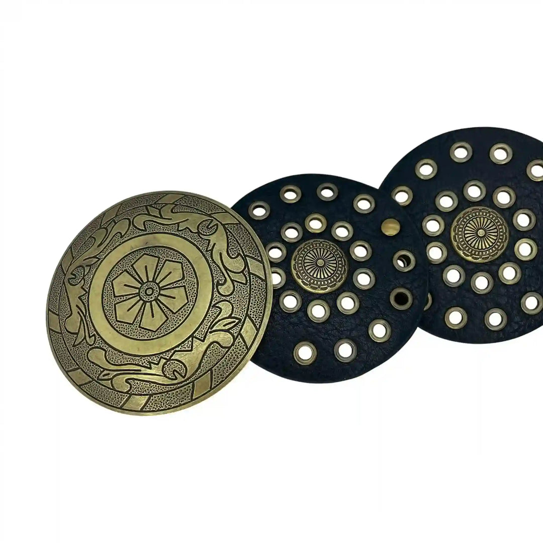 Big Metallic Disk Moroccan Boho Belt