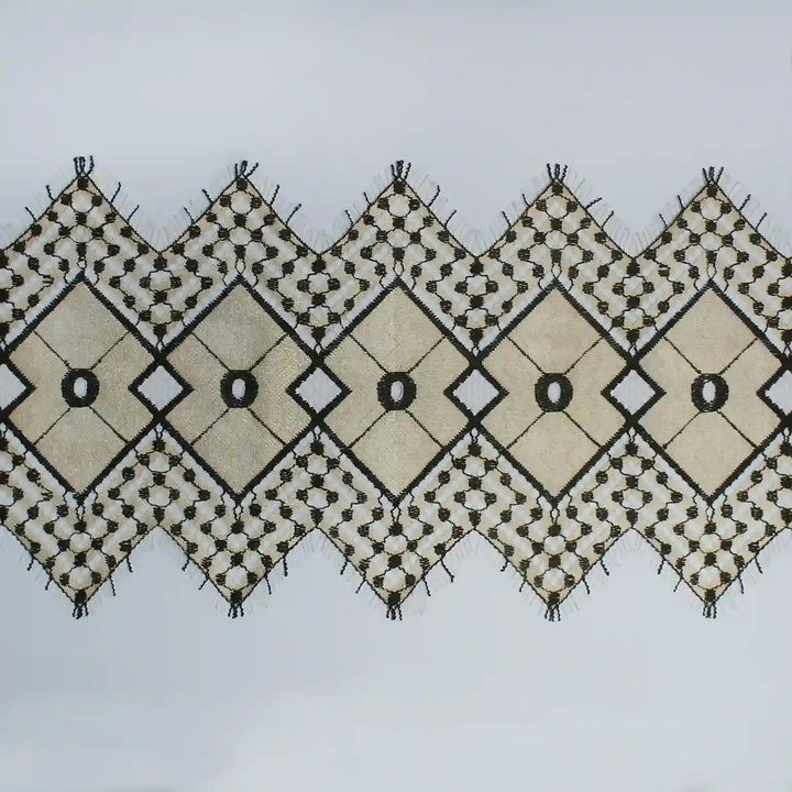 Ani Accessories Geometric Patterned Throw Blanket in Neutral Colors for Home Decor