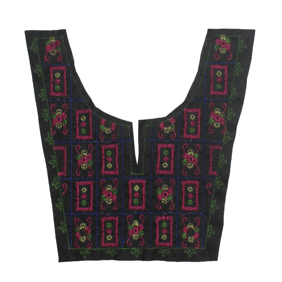 Folk Art Flair Style Neckline