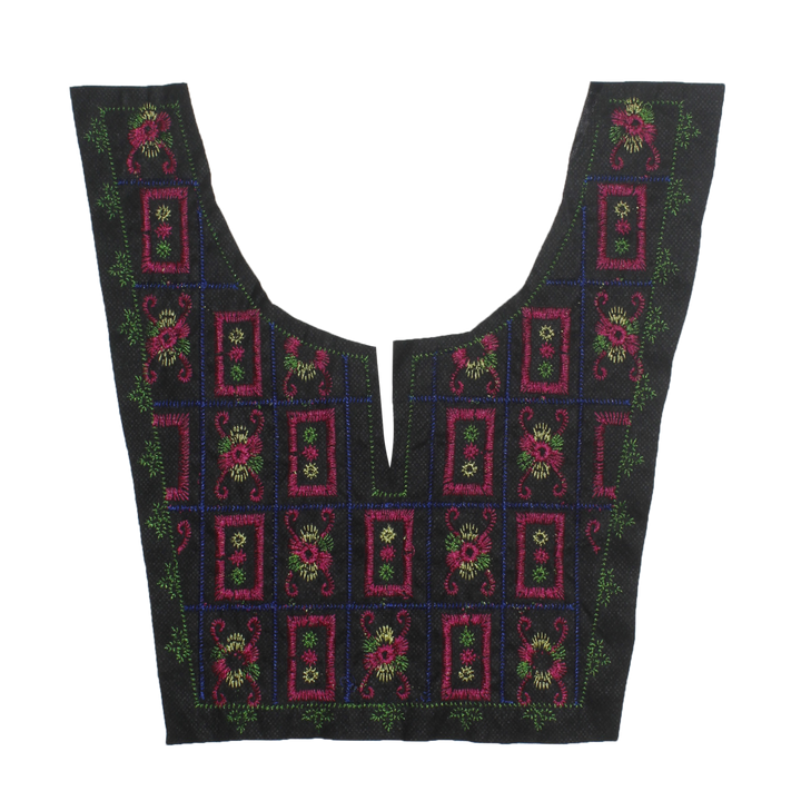 Folk Art Flair Style Neckline