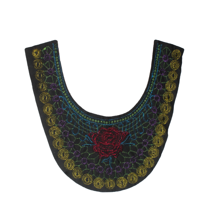 Majestic Round Rose Neckline Yoke