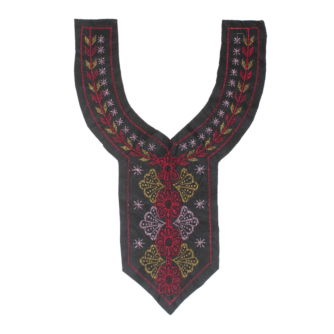 Handcrafted Thread Embroidery Ethnic Yoke