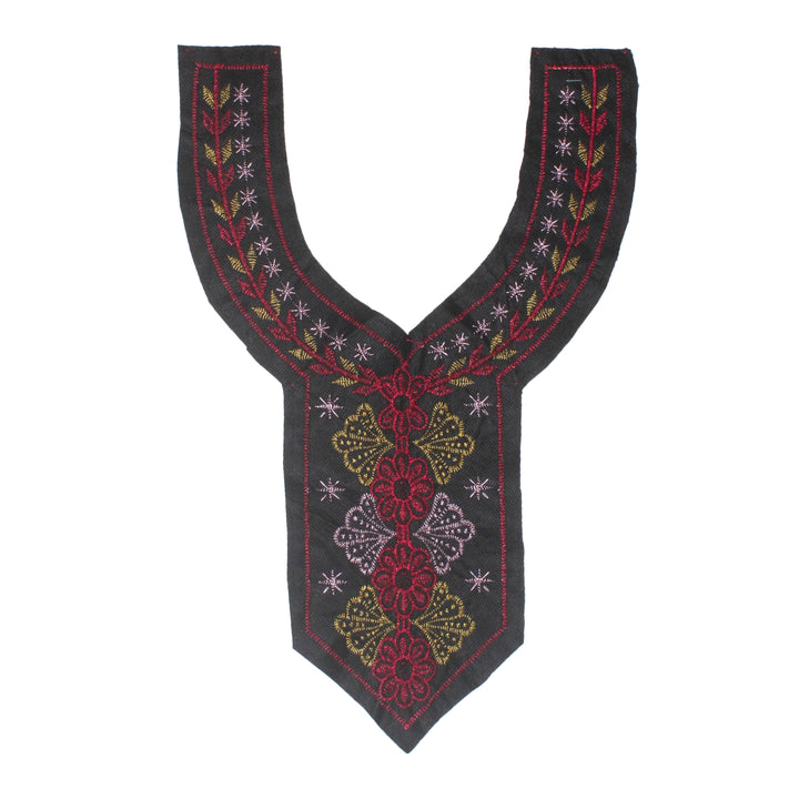 Handcrafted Thread Embroidery Ethnic Yoke