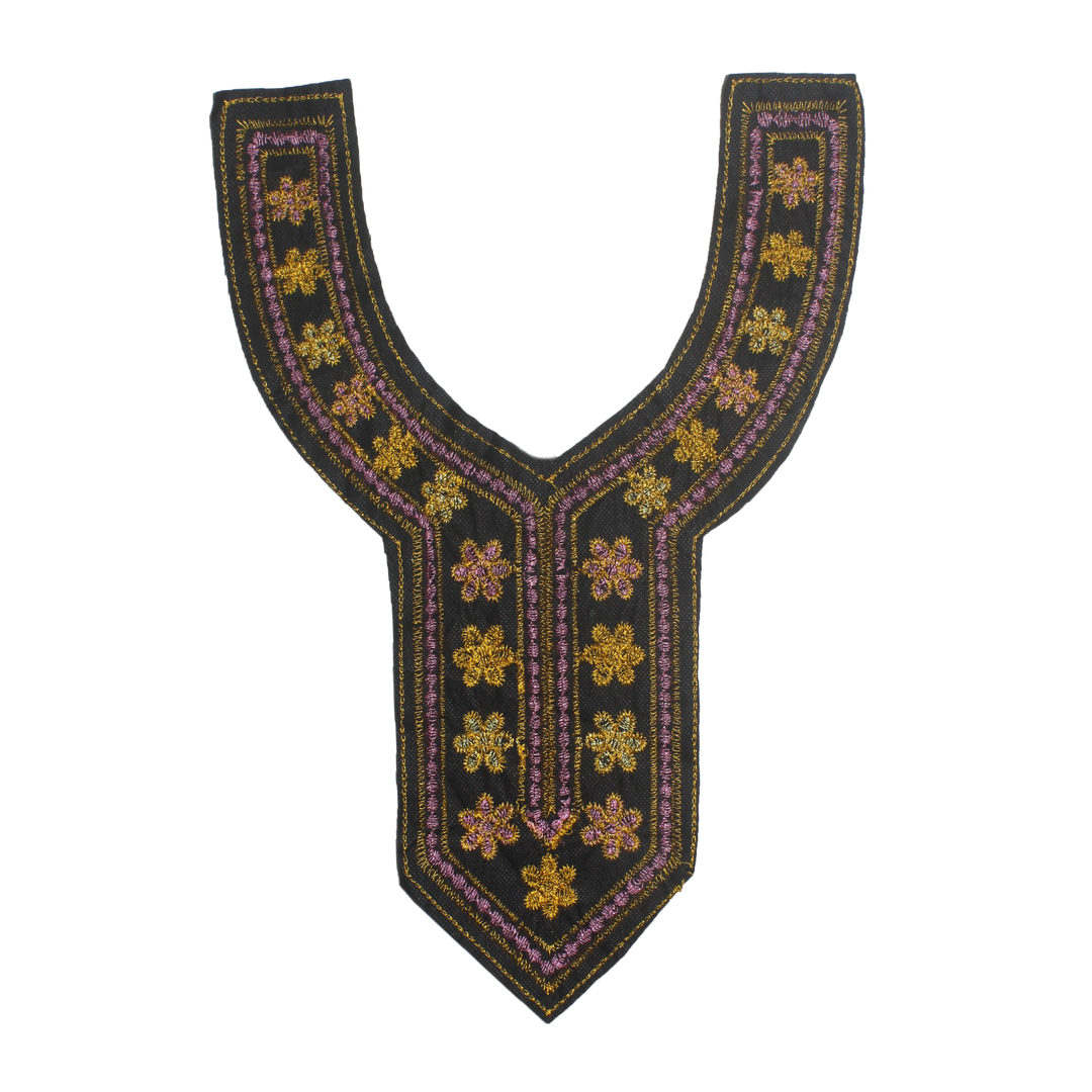 Bohemian Style Embroidery Neckline