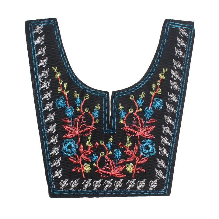 U Shape Embroidery Neckline