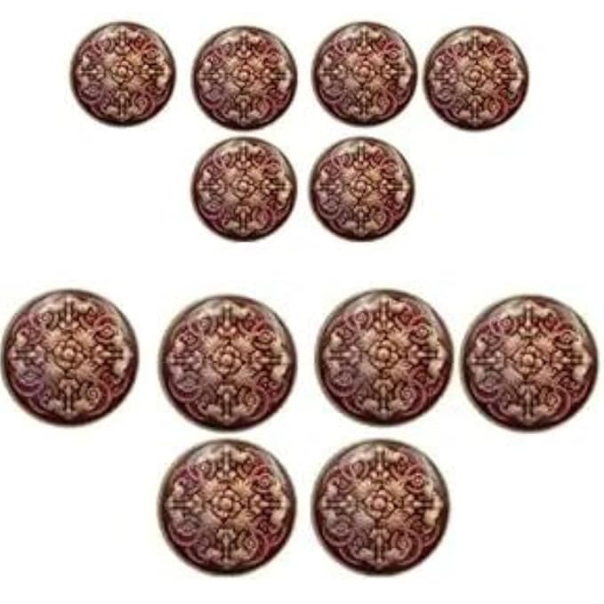 Sunflower Design Metal Buttons(6 Big + 6 Small)