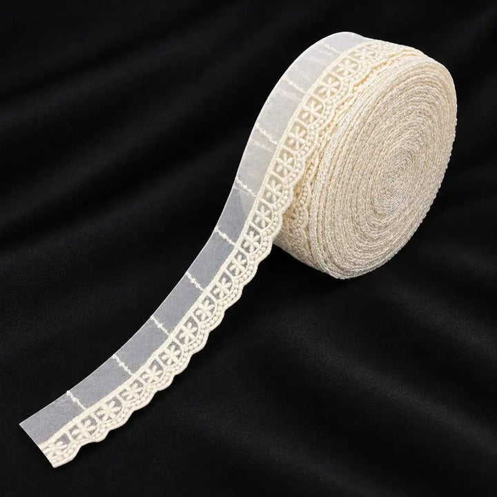 Geometric Blossom Organza Lace | 2 Meters | CE-2