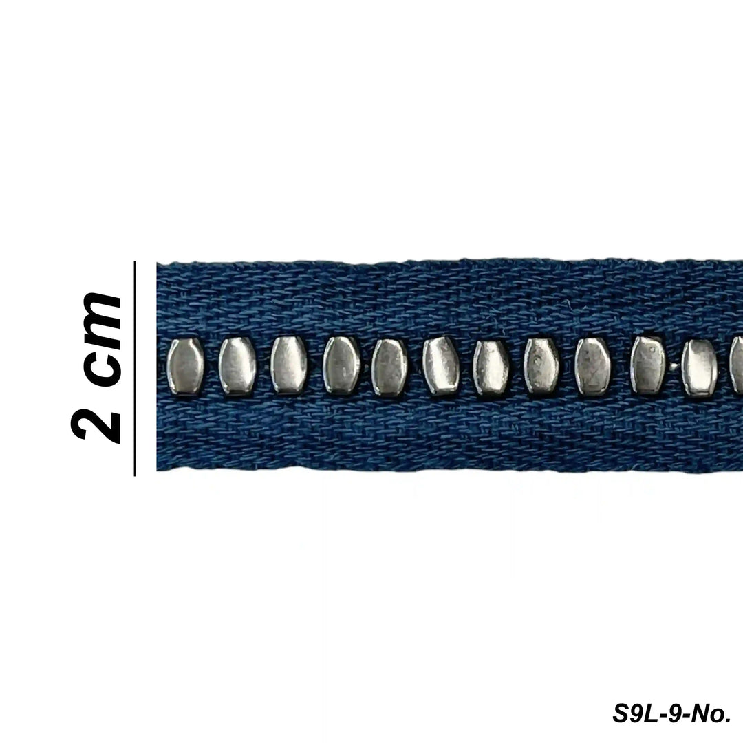 ANI Accessories denim twill tape size chart showing 2 cm width