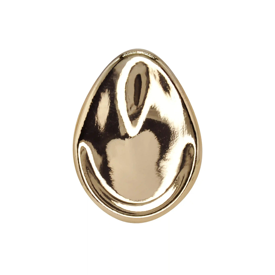 Bean Shape Metal Buttons |  20mm(32L), 25mm(40L) & 30mm(47L)