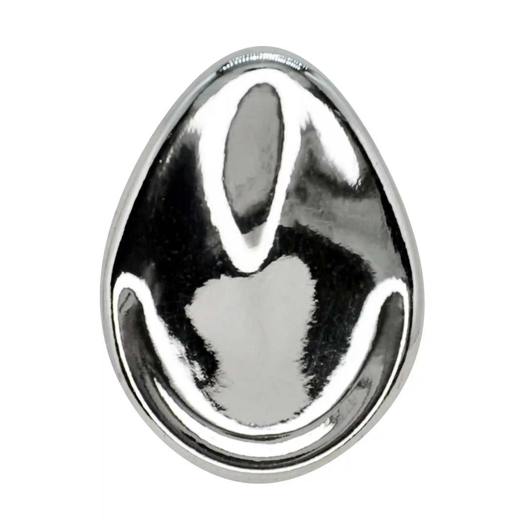 Bean Shape Metal Buttons |  20mm(32L), 25mm(40L) & 30mm(47L)