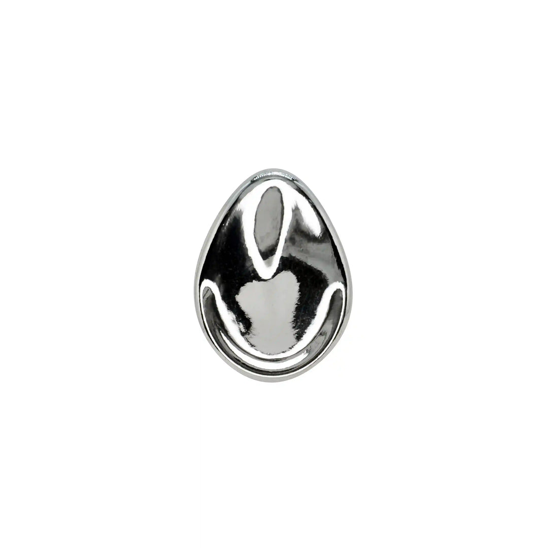 Bean Shape Metal Buttons |  20mm(32L), 25mm(40L) & 30mm(47L)