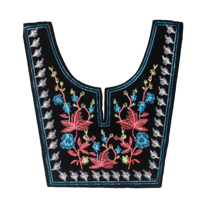 U Shape Embroidery Neckline