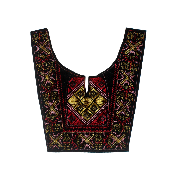 U Shape Embroidery Neckline