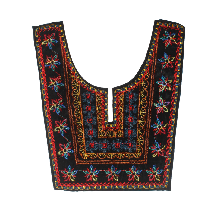 Elegant Multicolor Ethnic Neckline