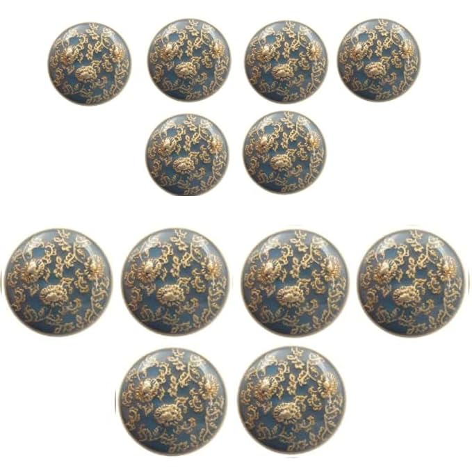 Sunflower Design Metal Buttons(6 Big + 6 Small)