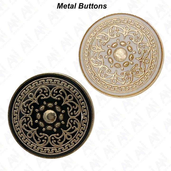 Royal Elegance Metal Buttons