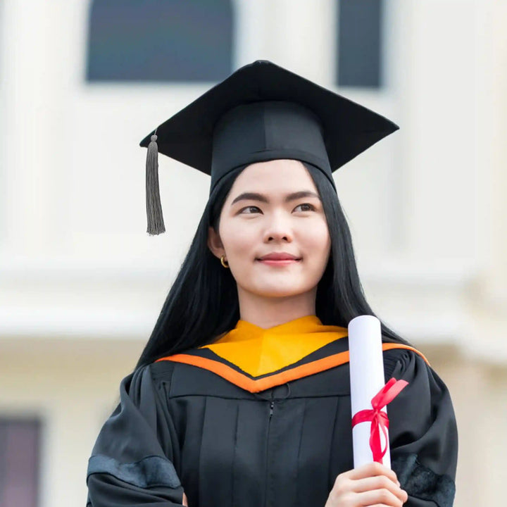 Charcoal Grey Tassel