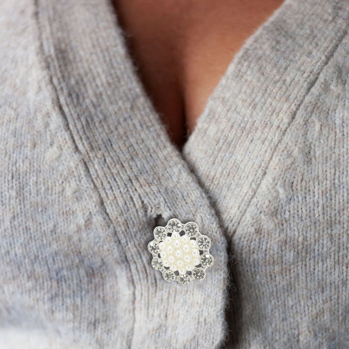 Dome Style Pearl Metal Buttons