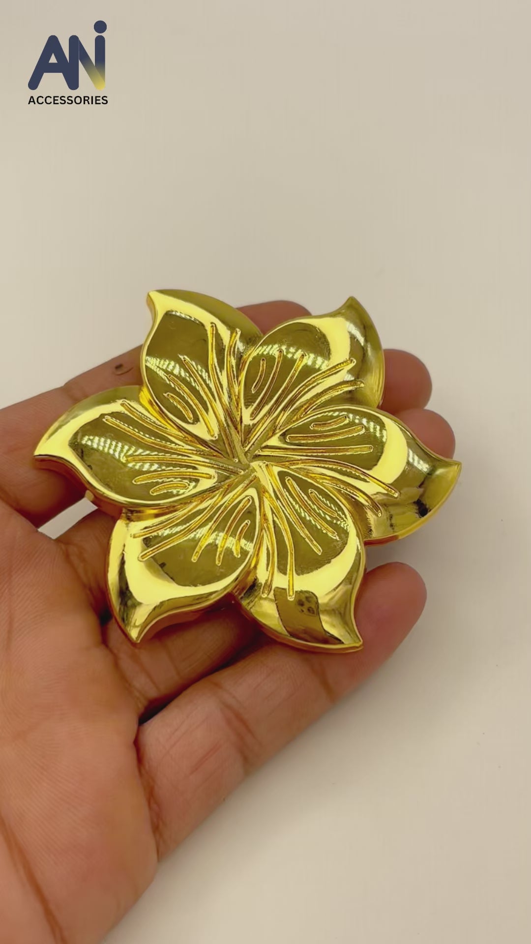 Floral Style Metal Buckle