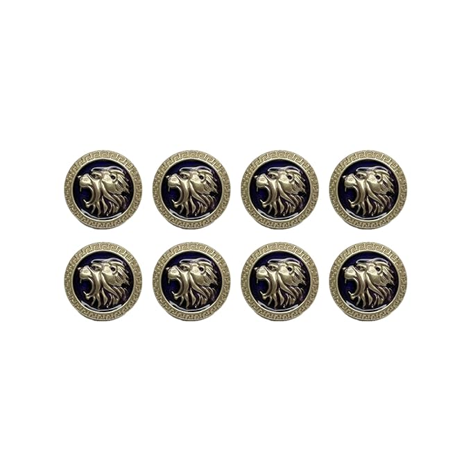 Royal Roars Lion Abs Shank Buttons