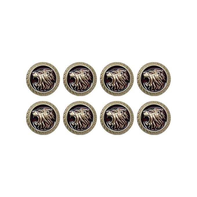 Royal Roars Lion Abs Shank Buttons