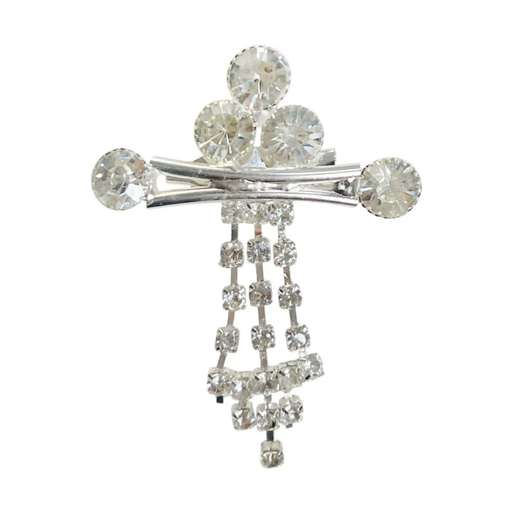 Elegant Regal Rhinestone & Crystal Brooch for Trendy Fashion with sparkling accents and a unique design