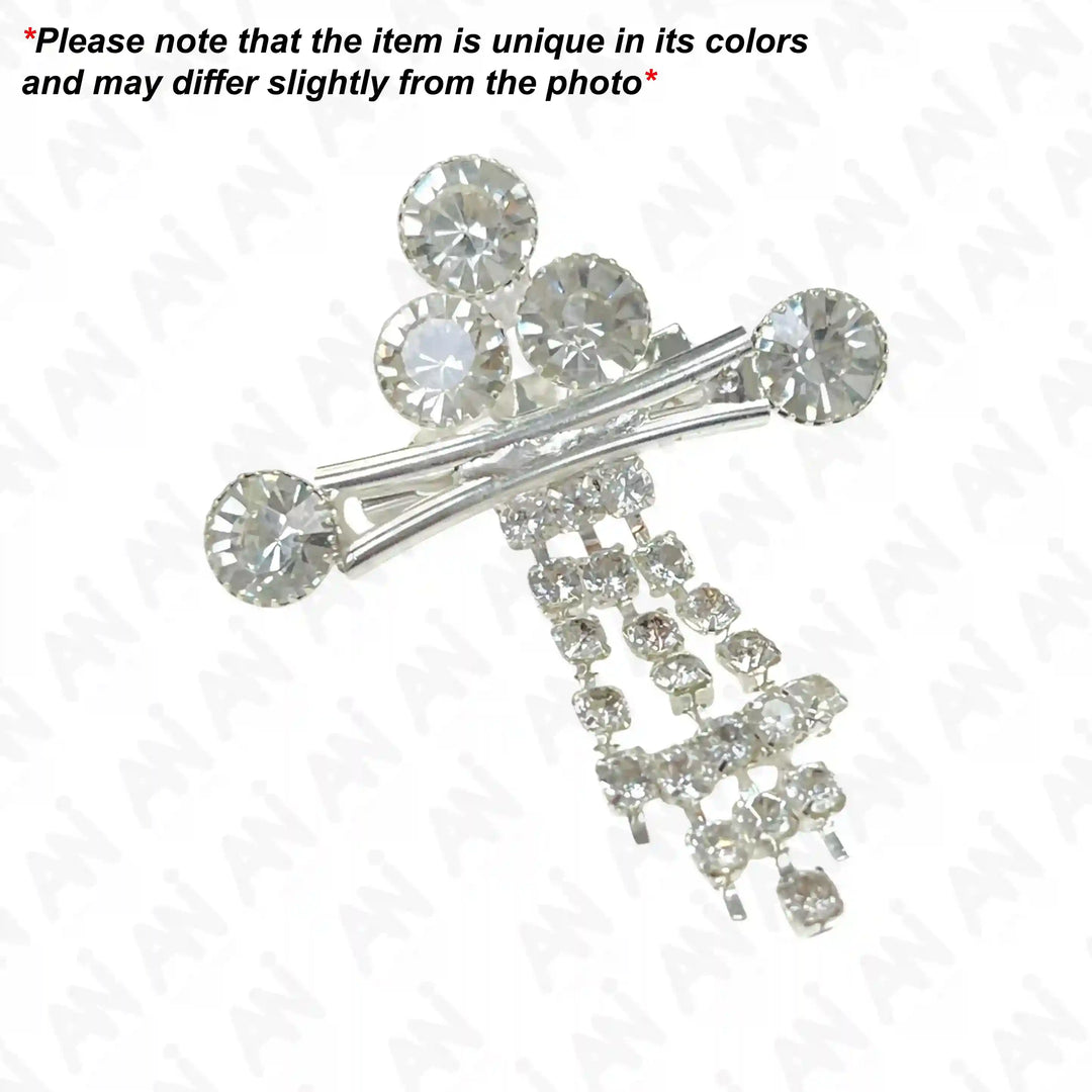 Regal Rhinestone & Crystal Brooch for Trendy Fashion with Sparkling Details and Unique Design