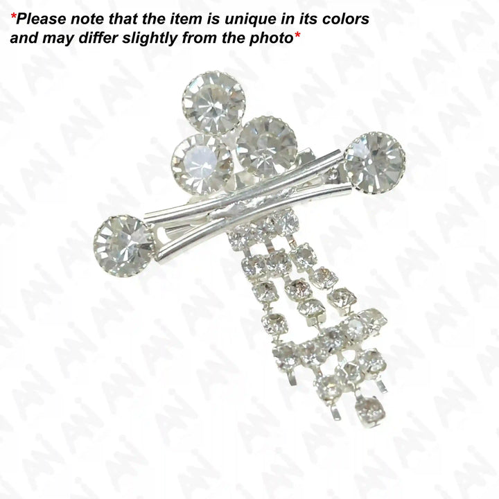Regal Rhinestone & Crystal Brooch for Trendy Fashion with Sparkling Details and Unique Design