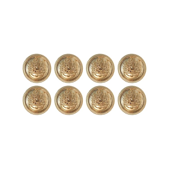 Royal Emblems Metal Buttons