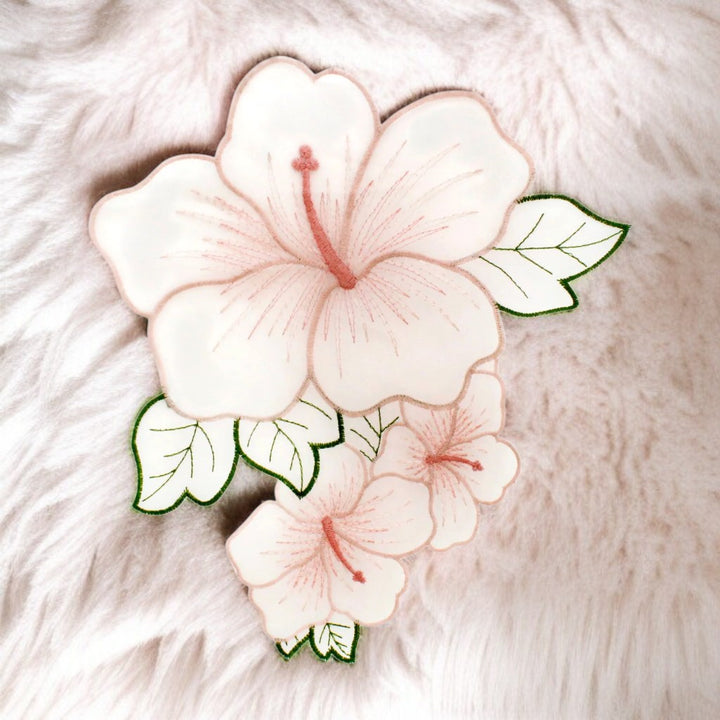 Lily Flower Organza Patch