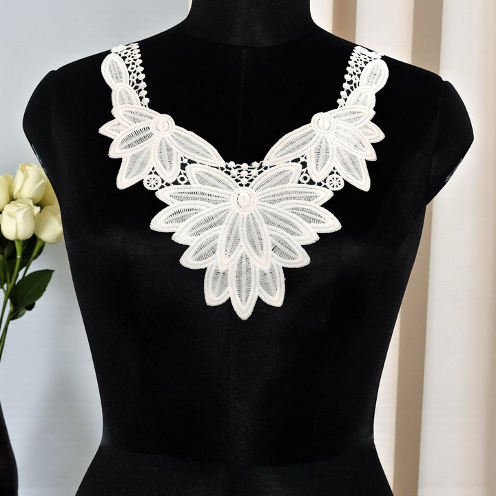 Large Flower Style Neckline
