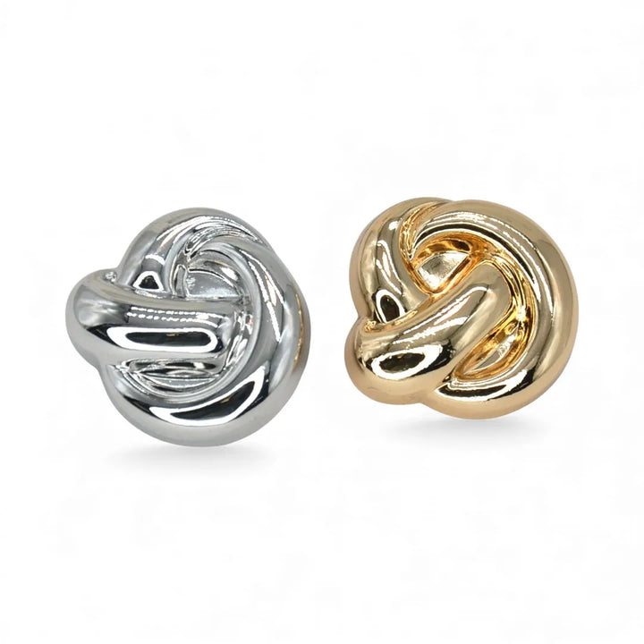Knoted Design Metal Buttons | 23mm & 15mm