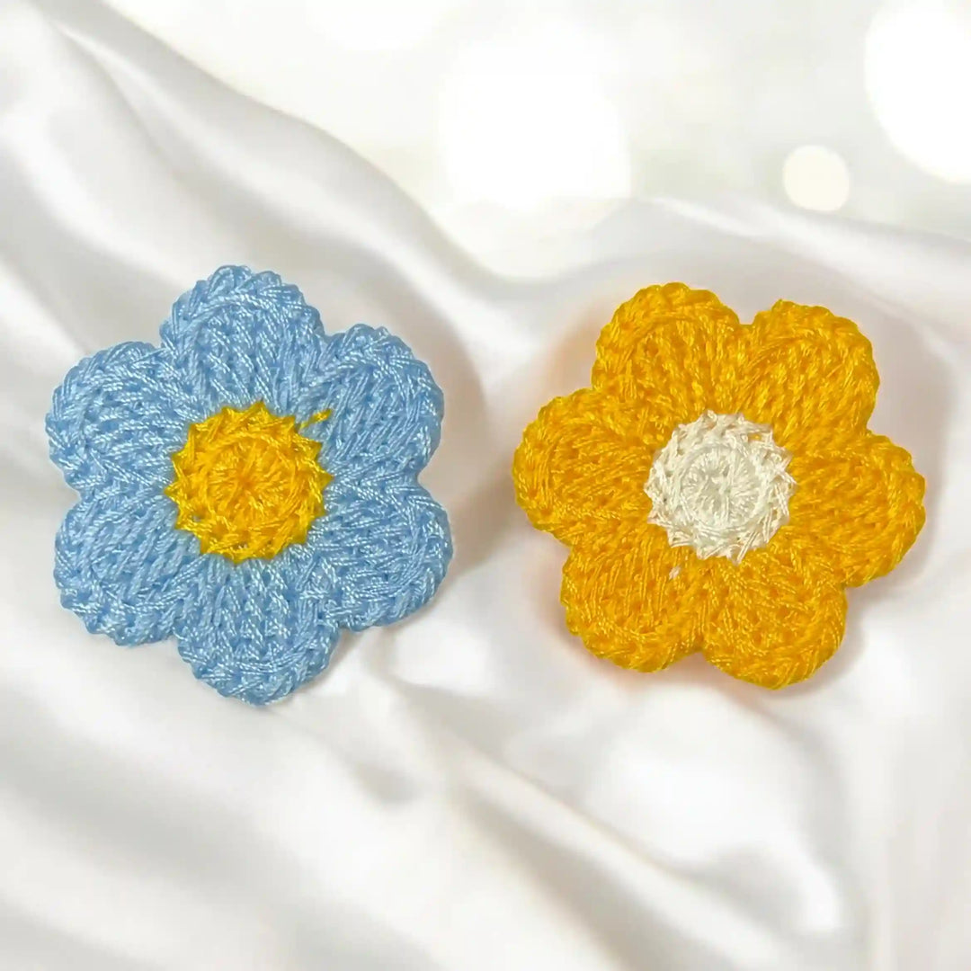 Flower Style Crochet Patch