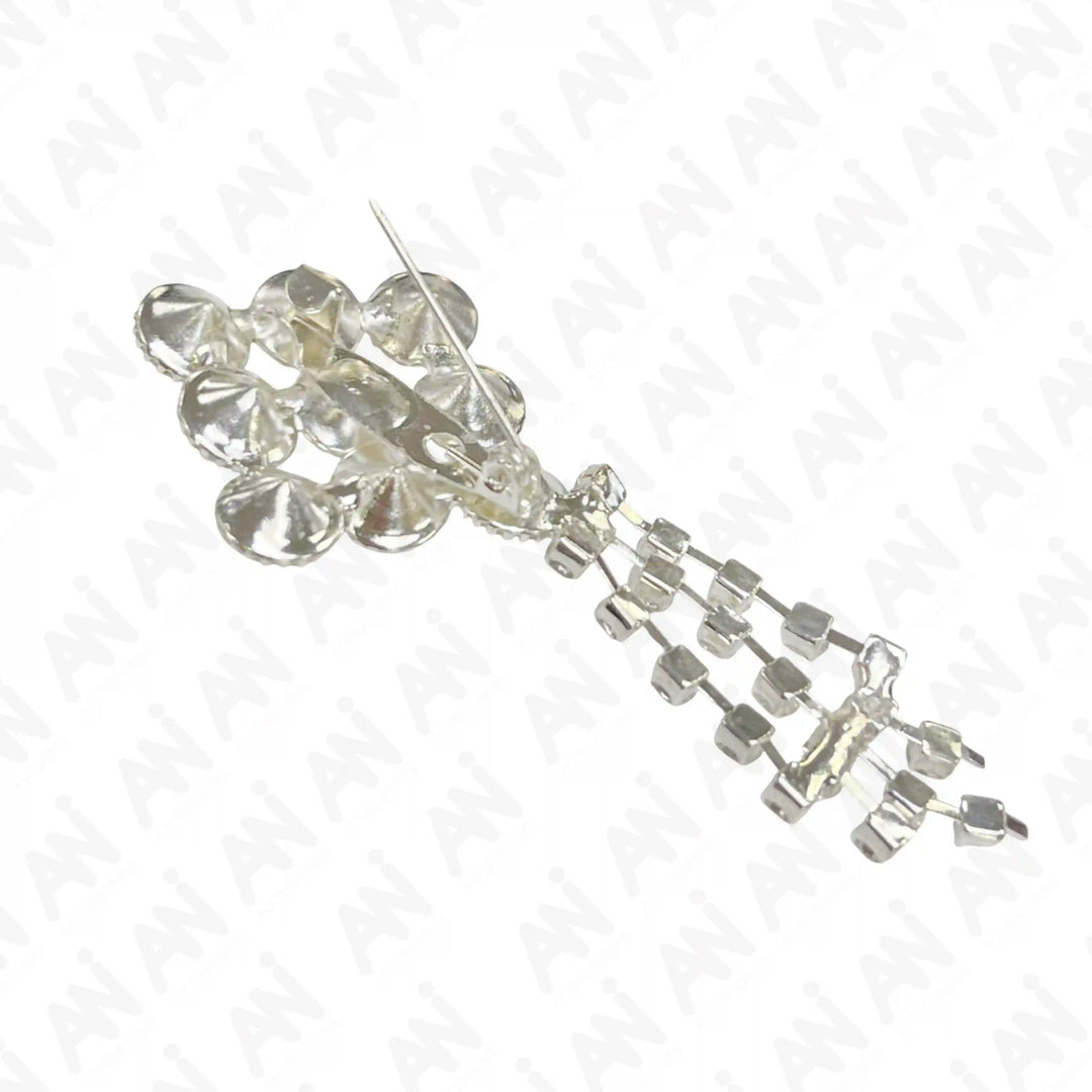 Stylish Unisex Rhinestone Brooch for Fashion with sparkling design and secure clasp