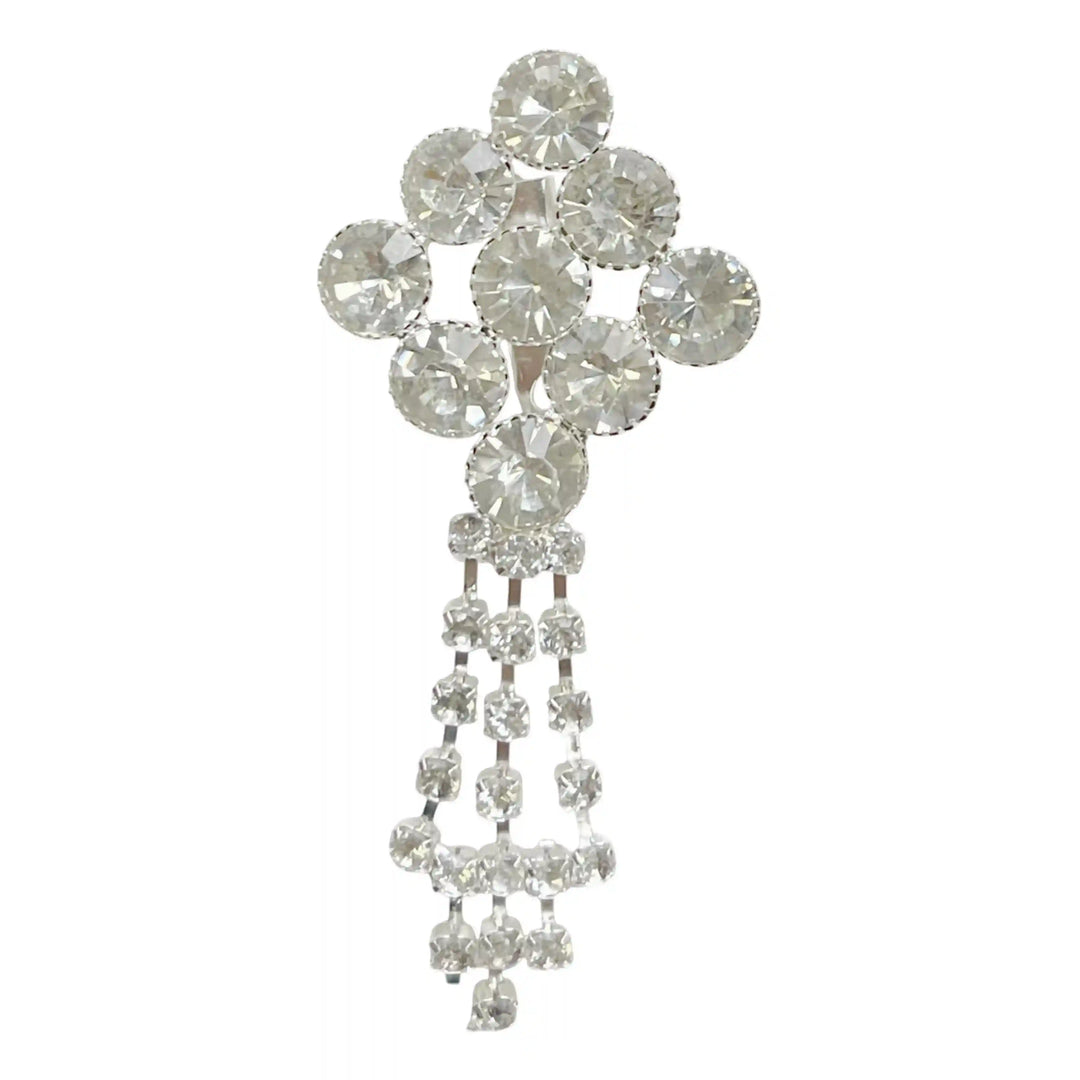 Elegant Unisex Rhinestone Brooch for Fashion with Sparkling Crystals and Dazzling Design