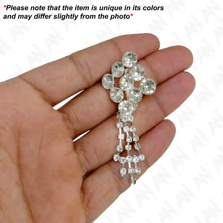 Unisex Rhinestone Brooch for Fashion with sparkling crystals in an elegant design