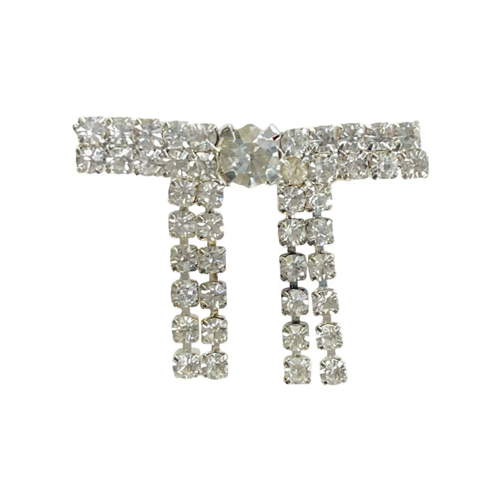Gold & Silver Rhine Brooch for Women's Outfit with Sparkling Crystal Accents and Elegant Design