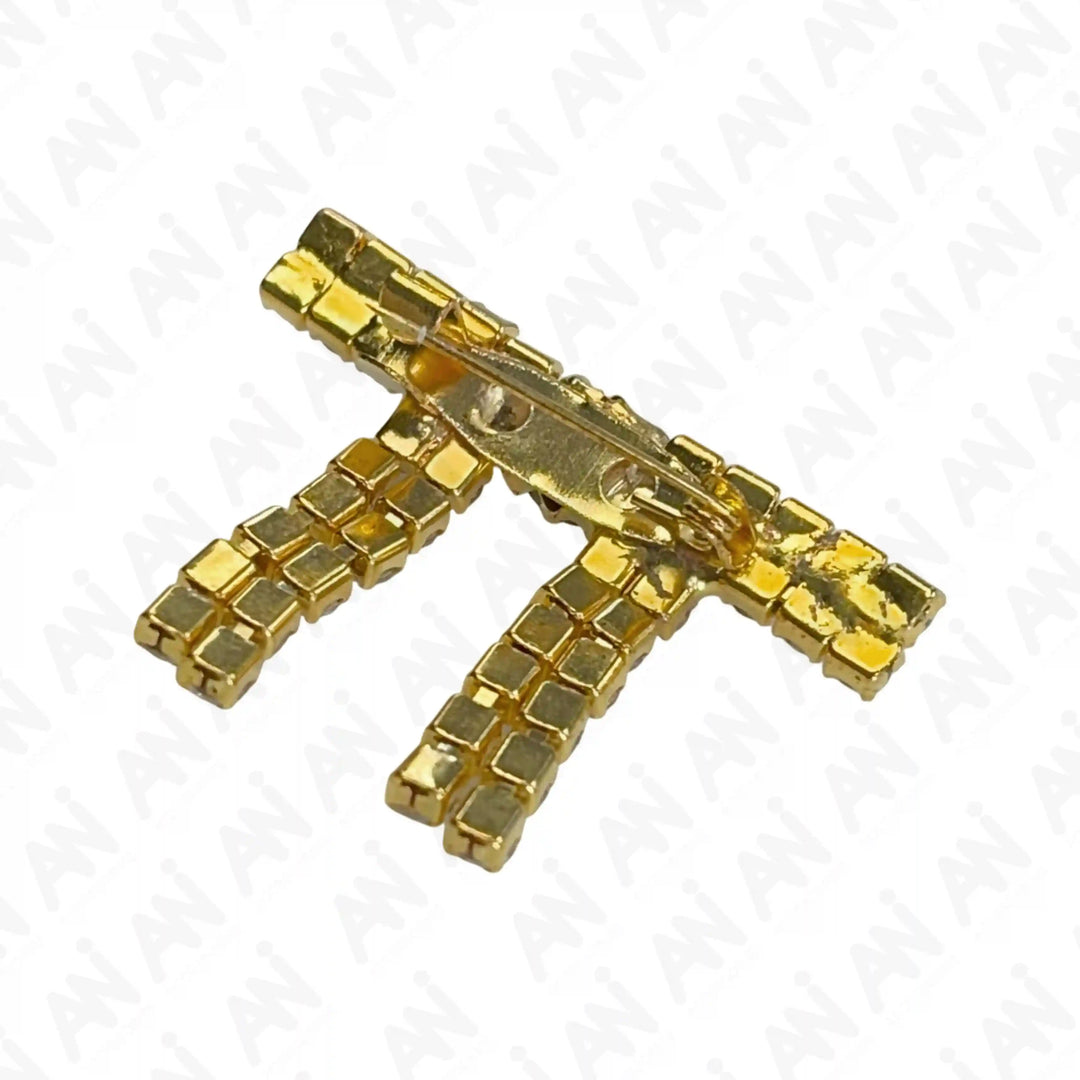 Gold & Silver Rhine Brooch for Women's Outfit with a stylish design and secure clasp