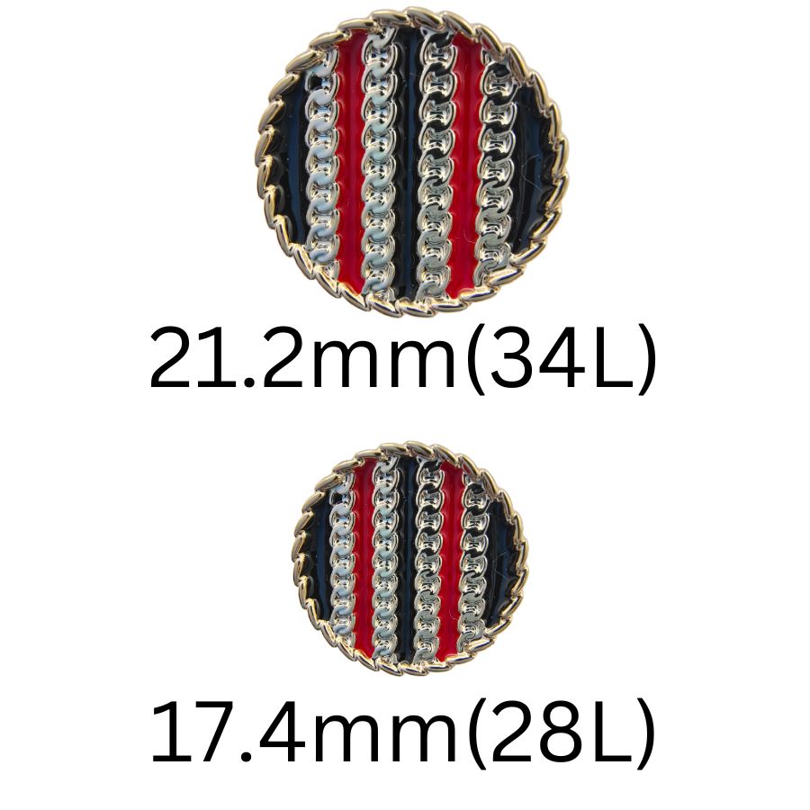 Intricate Chain Pattern Button (Pack of 8 Buttons)