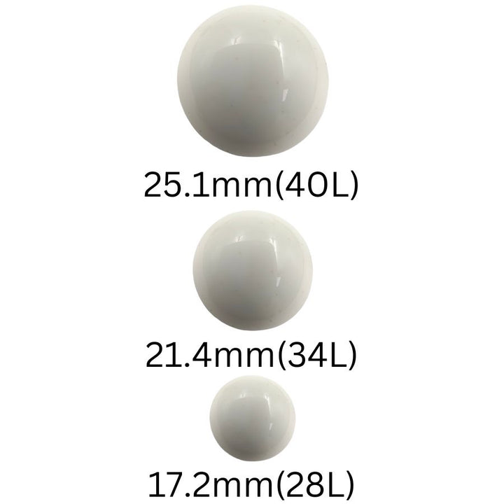 Glossy White Button with Gold Border Shank Button (Pack Of Eight)