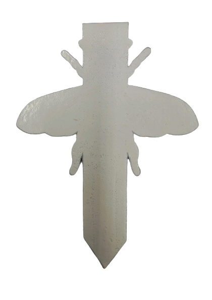 Bee Zardosi-inspired patch by Ani Accessories showing backside, revealing stitching and backing details for apparel and DIY use