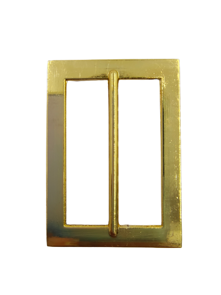 Rectangular Gold Pearl Metal Buttons