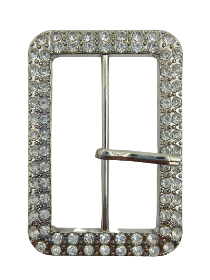 Prong Silver Metal Buckle