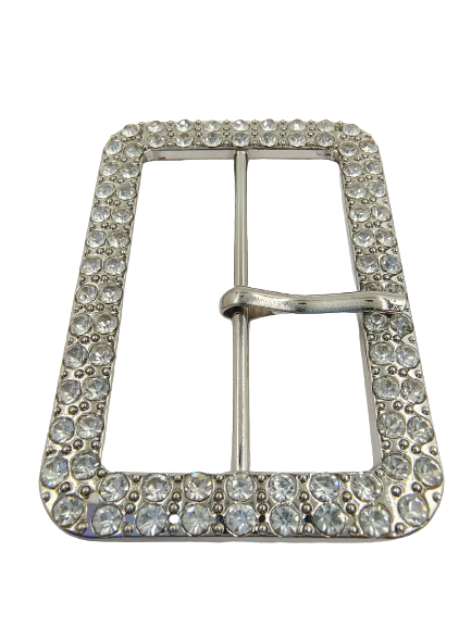 Prong Silver Metal Buckle