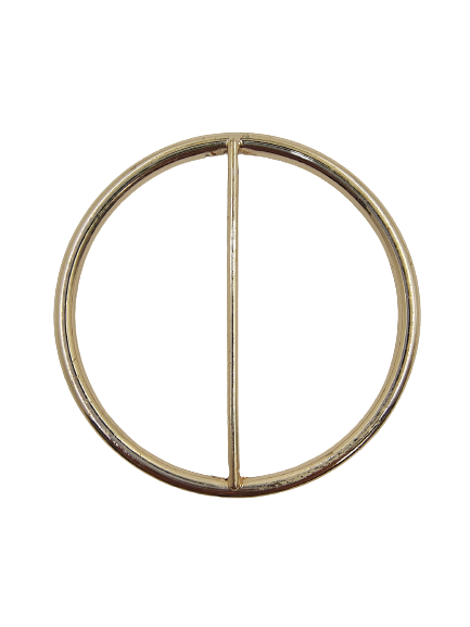 Classy Round Gold Alloy Adjustable Buckle