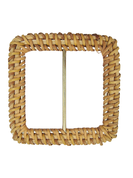 High-Quality Raffia Adjustable Handmade Buckle