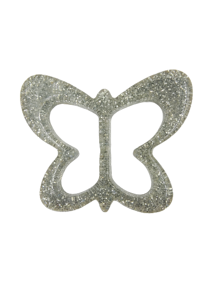 Butterfly Sparkling Resin Buckle