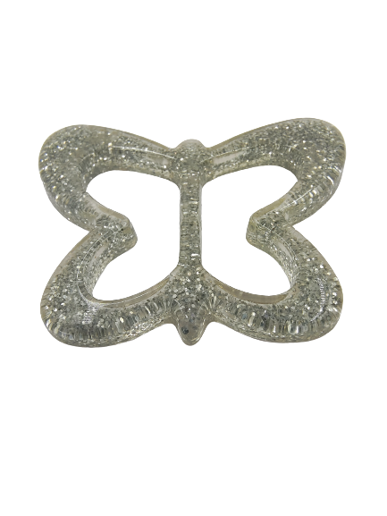 Butterfly Sparkling Resin Buckle