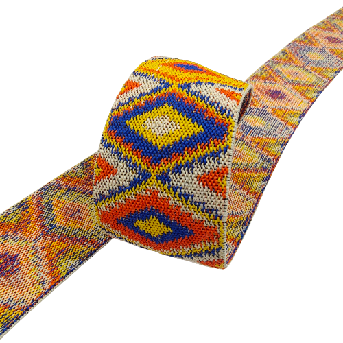 Boho Jacquard Elastic Band for Fashion & Crafts