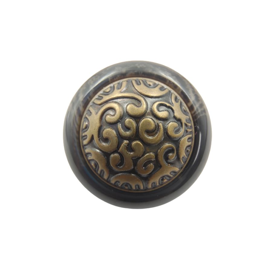 Intricate Intaglio ABS Shank Buttons (Set of 8)